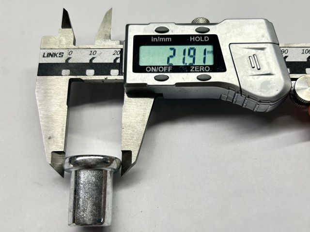 Американдық тірек ілінісу тойтарма өлшемі