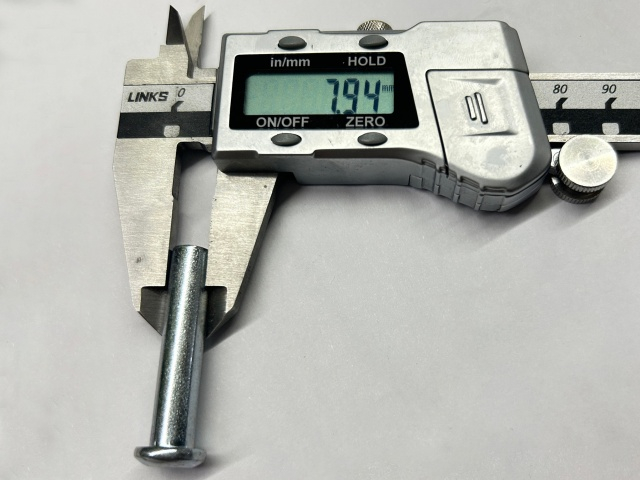 UK Drop соғылған тіреуіш қосқыш тойтарма өлшемі