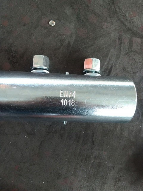 EN74 Scaffold Fleve Suveler мырышқа арналған мырышқа арналған ақ сыртқы қосқыш