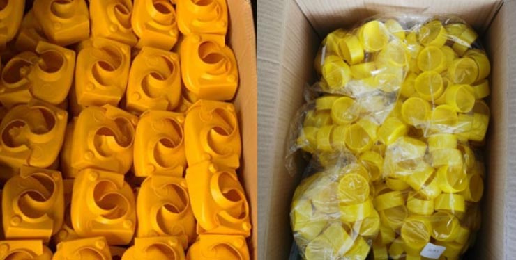 Пластикалық муфталы қақпақ және түтік қалпақшасы