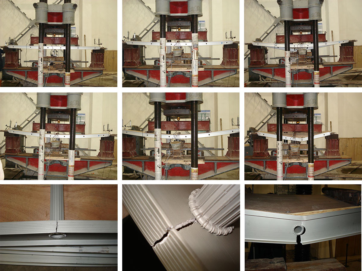 Алюминиймен жүру тақталары